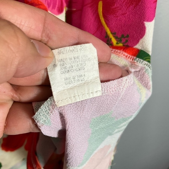 Show Me Your MuMu Hawaiian IBIZA DRESS Floral Size XSmall - Picture 10 of 11